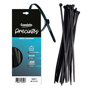 Precinto 2,5 * 100 mm.  x 100 un. - 7411